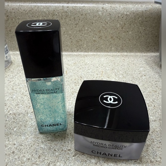 $250 Chanel Skincare Hydra Beauty Serum and Moisturizer